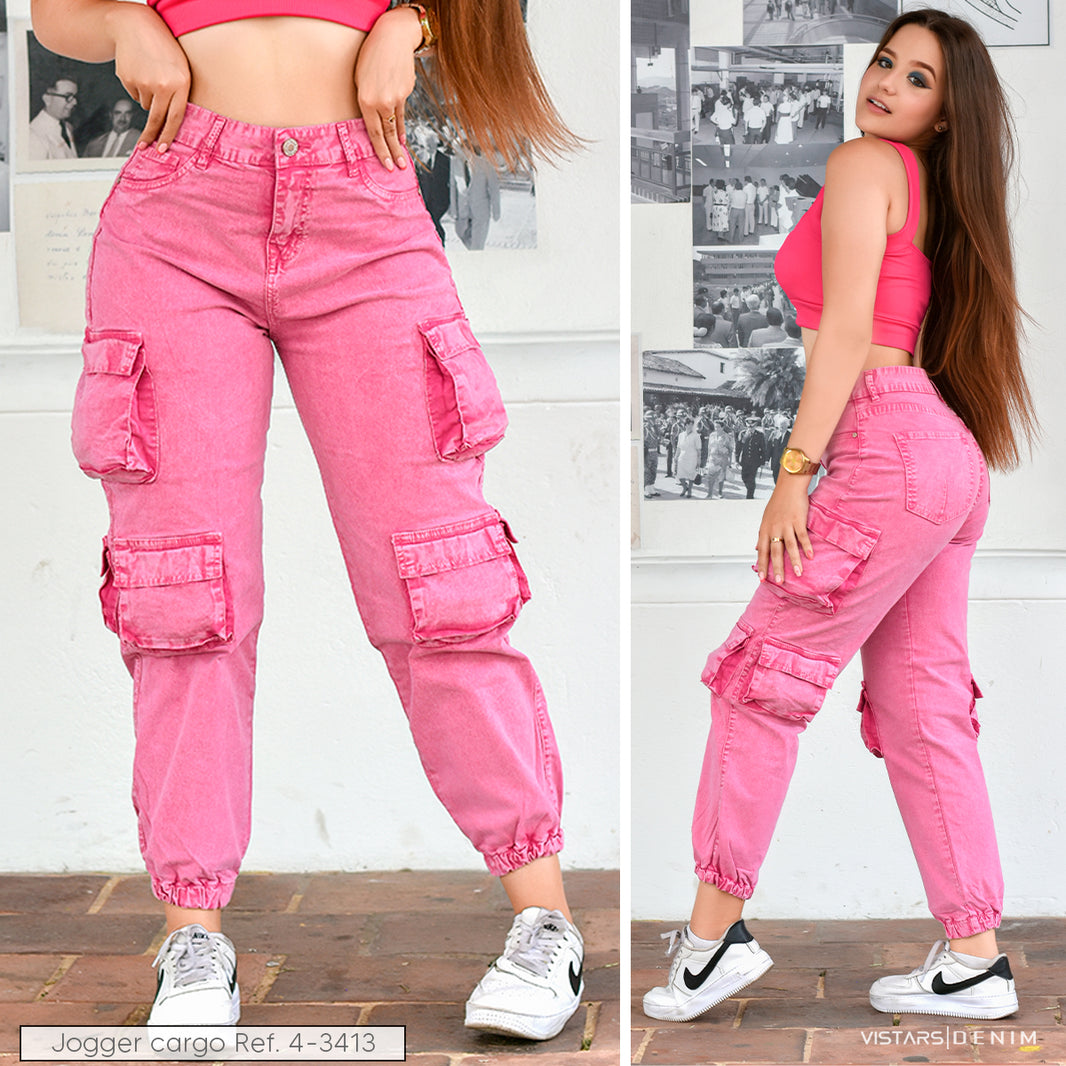 JEANS CARGO REF 4-3413 OFERTA