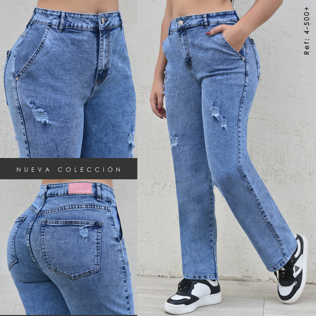 JEANS MUJER MOM REF 4-5009