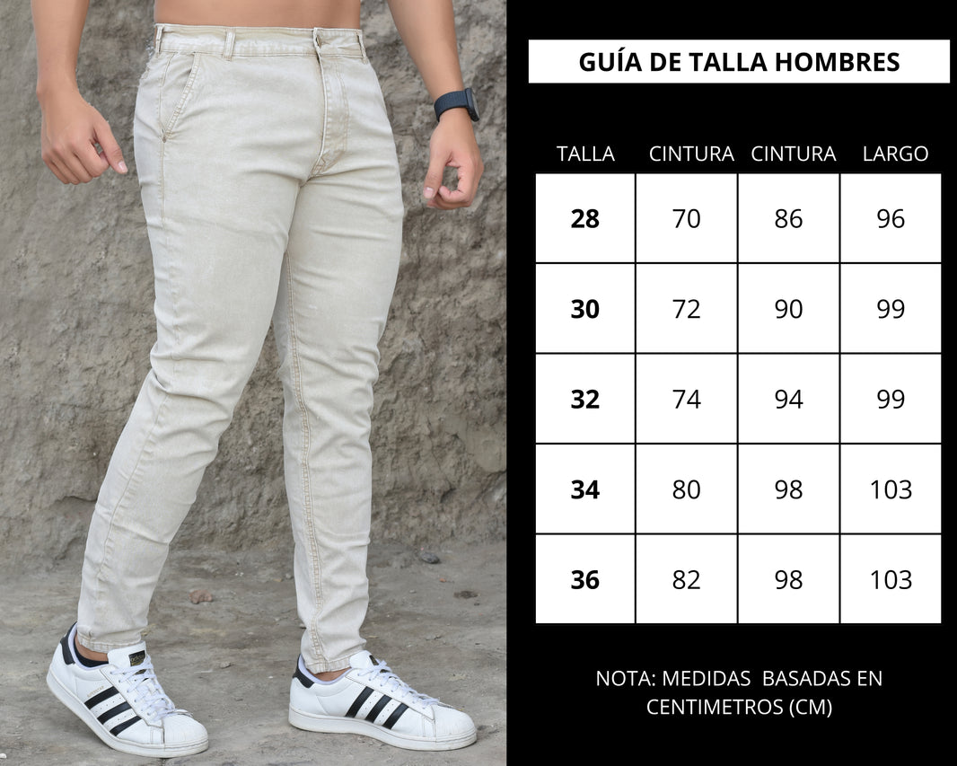 JEANS HOMBRE SKINNY REF 6-5507