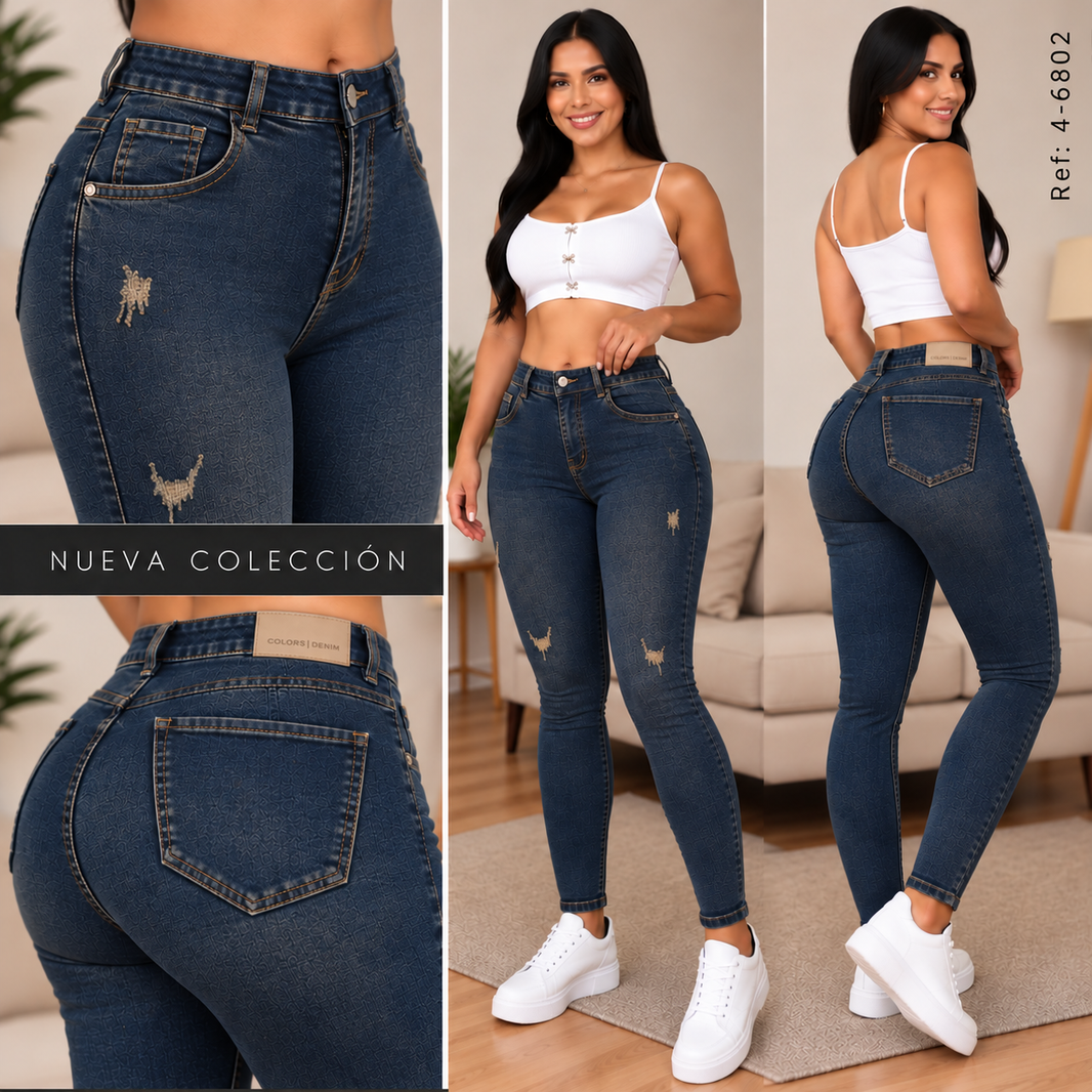JEANS MUJER SKINNY REF 4-6802