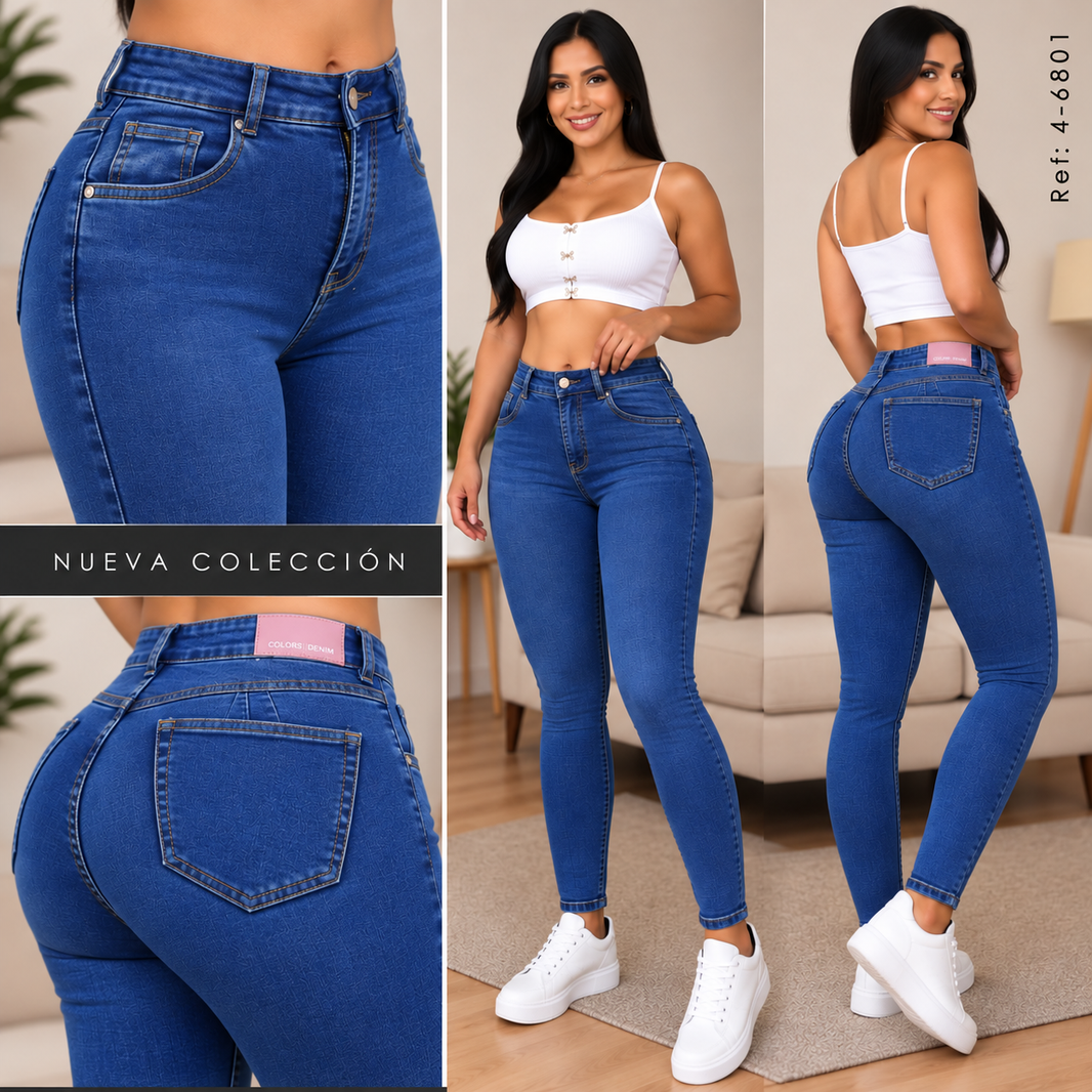JEANS MUJER SKINNY REF 4-6801