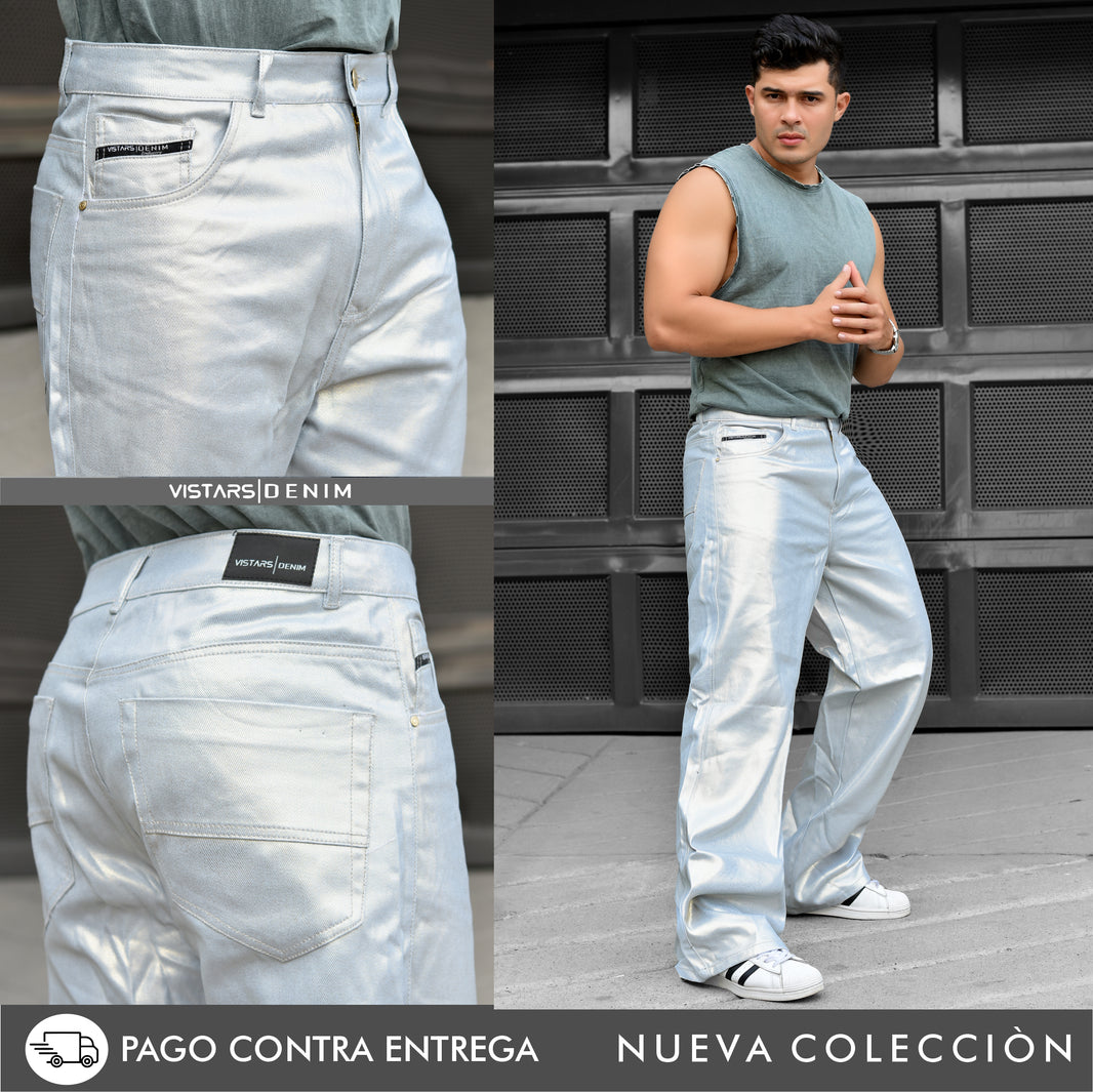 JEANS HOMBRE OVERSIZE TORNASOLADO REF 6-4410