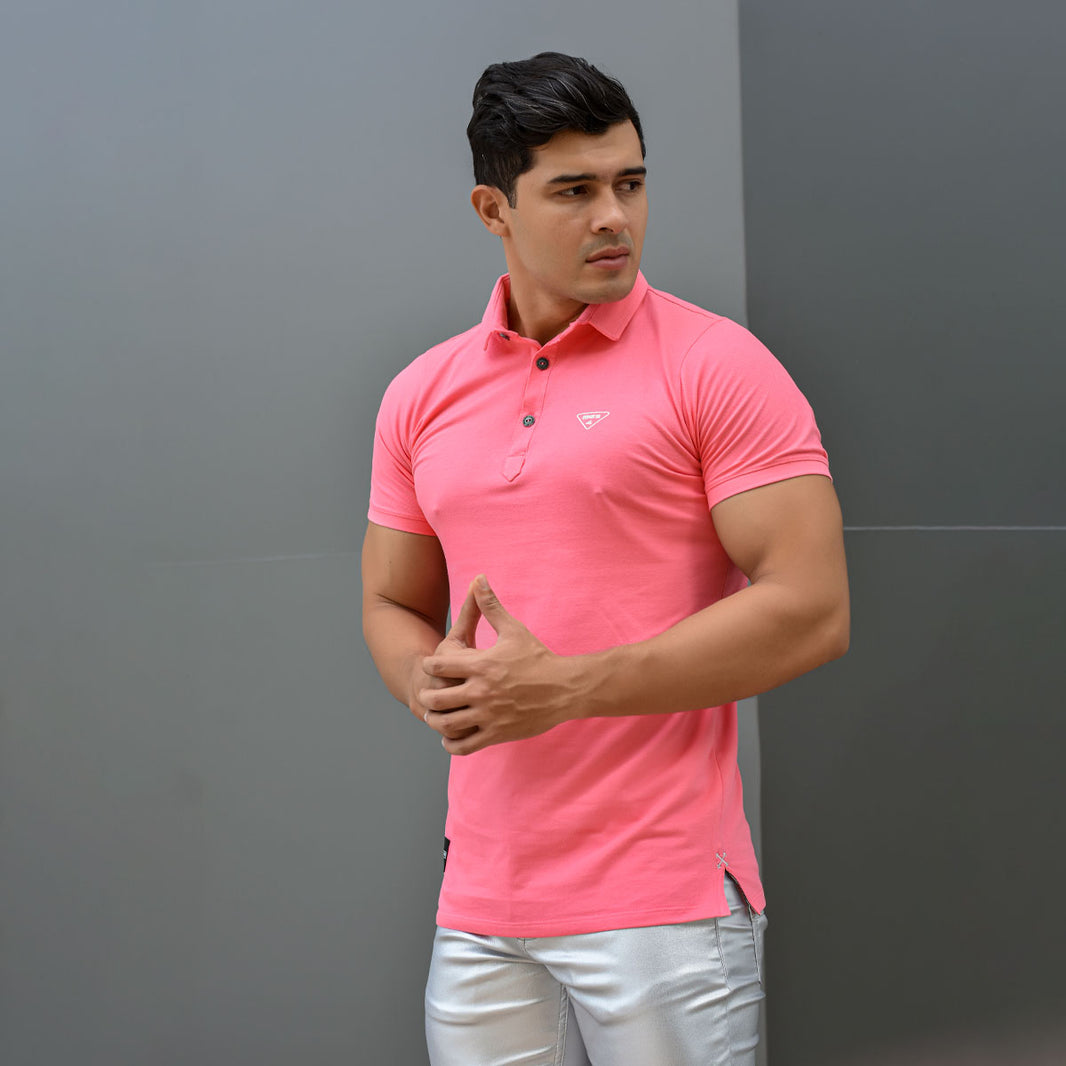 POLO HOMBRE ROSA CLARA REF 9-3907
