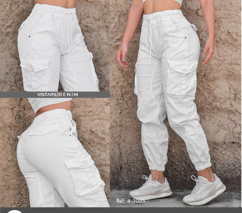JEANS MUJER JOGGER  4-3005🔥OFERTA🔥