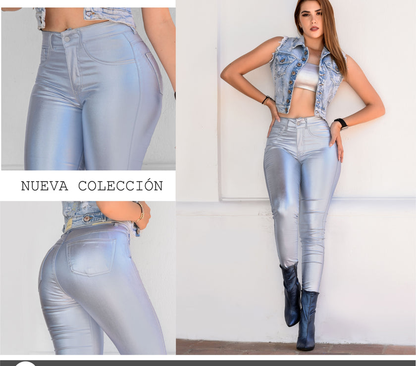 JEANS MUJER CUERINA AZUL REF  4-3107 🔥OFERTA🔥