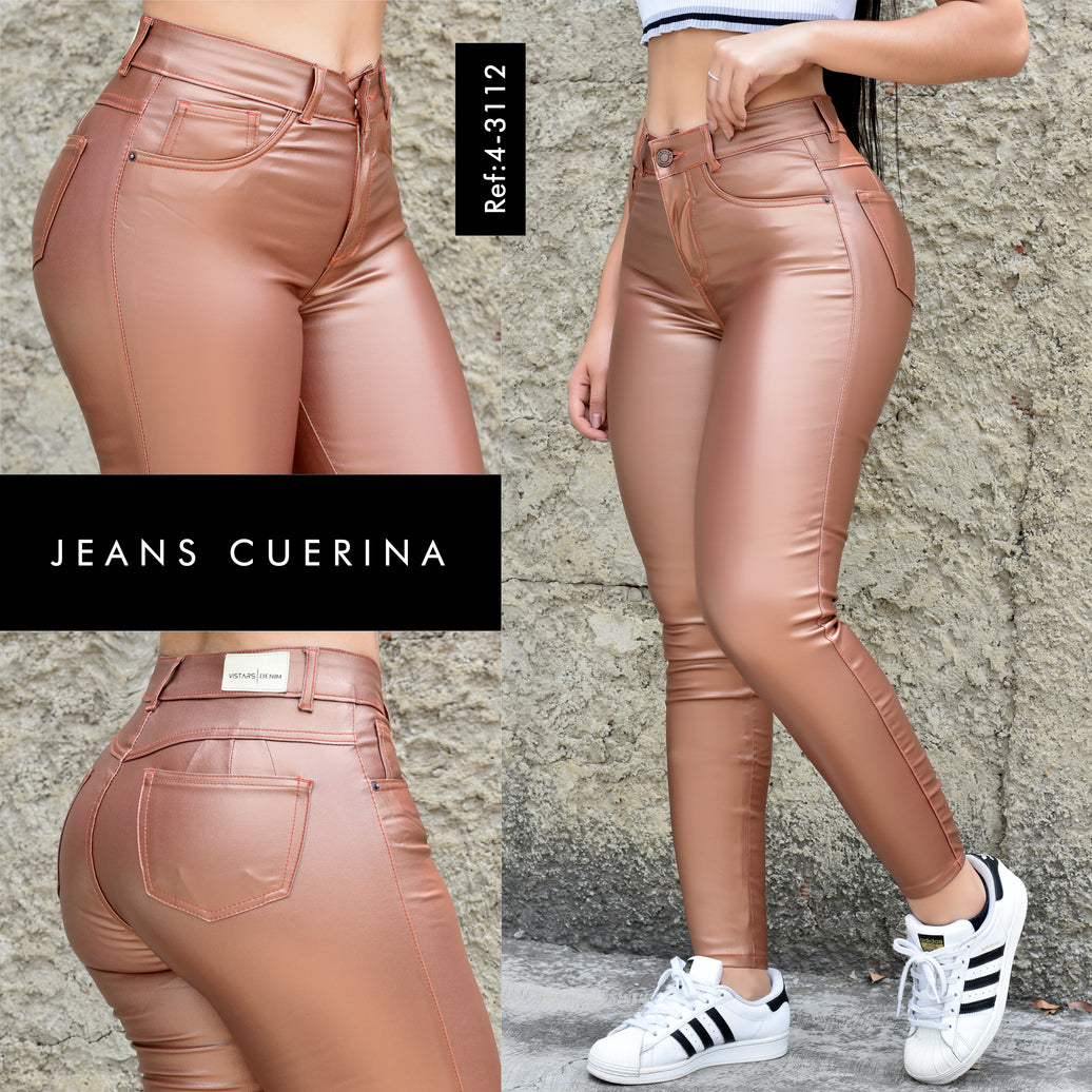 JEANS MUJER  CUERINA  REF 4-3112 🔥OFERTA🔥
