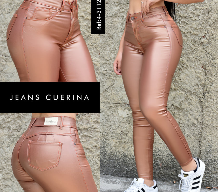 JEANS MUJER  CUERINA  REF 4-3112 🔥OFERTA🔥