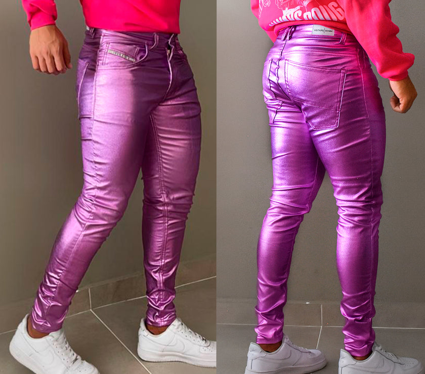 JEANS HOMBRE CUERINA    6-3730 LILA
