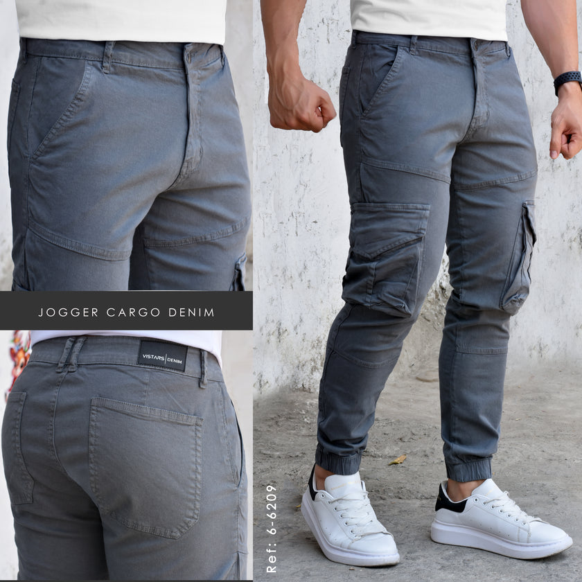JEANS HOMBRE JOGGER GRIS REF 6-6209