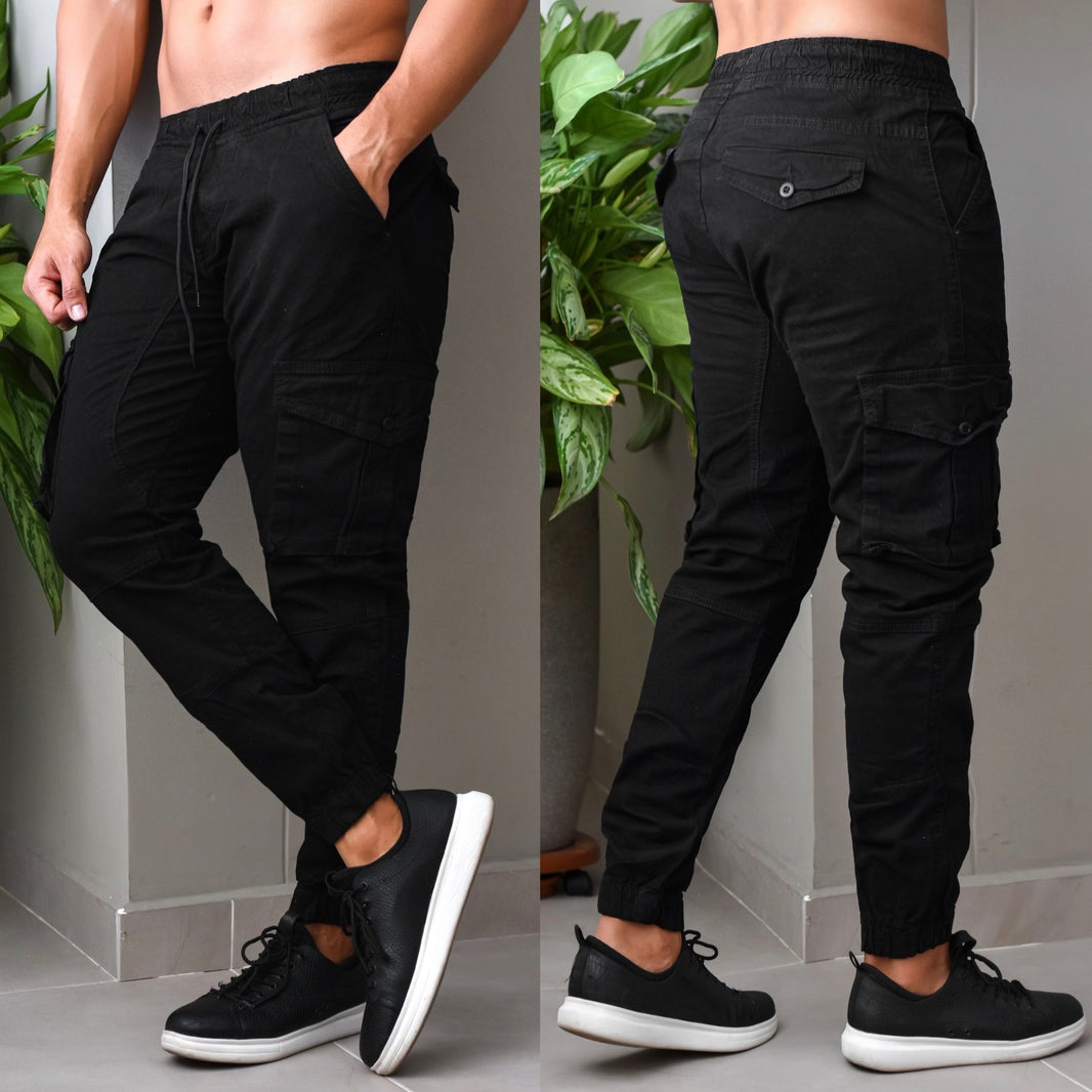 JEANS HOMBRE JOGGER NEGRO REF 6-5232