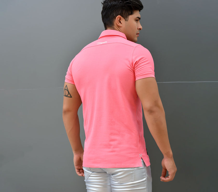 POLO HOMBRE ROSA CLARA REF 9-3907