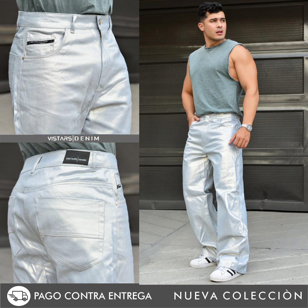 JEANS HOMBRE OVERSIZE TORNASOLADO REF 6-4410