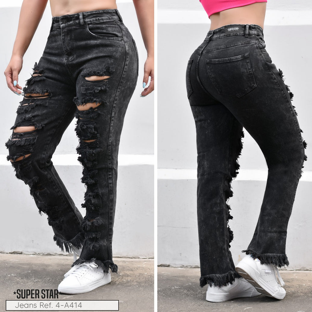 JEANS MUJER  REF 4-A414 🔥OFERTA🔥
