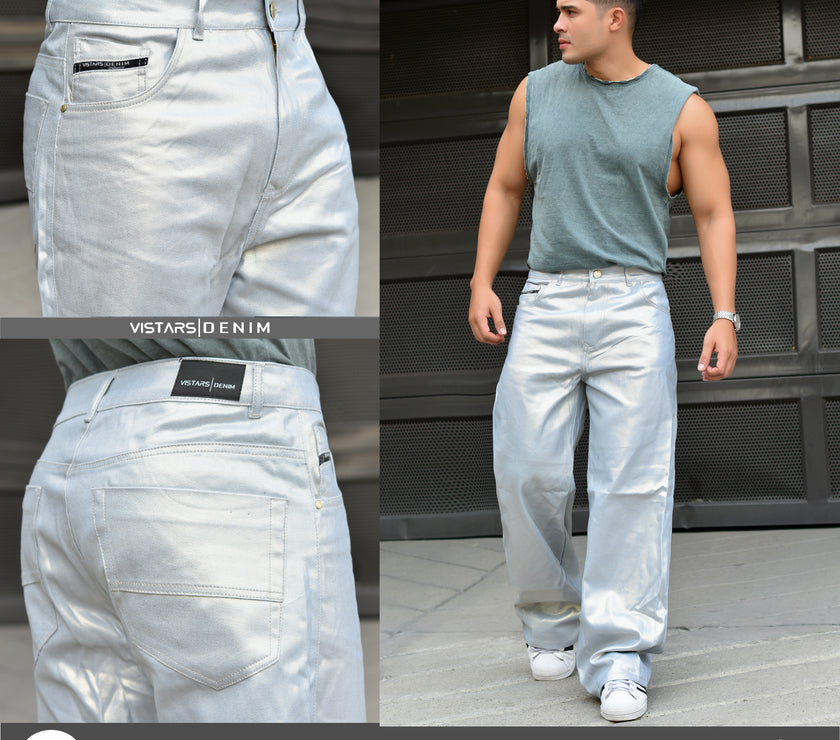 JEANS HOMBRE OVERSIZE TORNASOLADO REF 6-4410