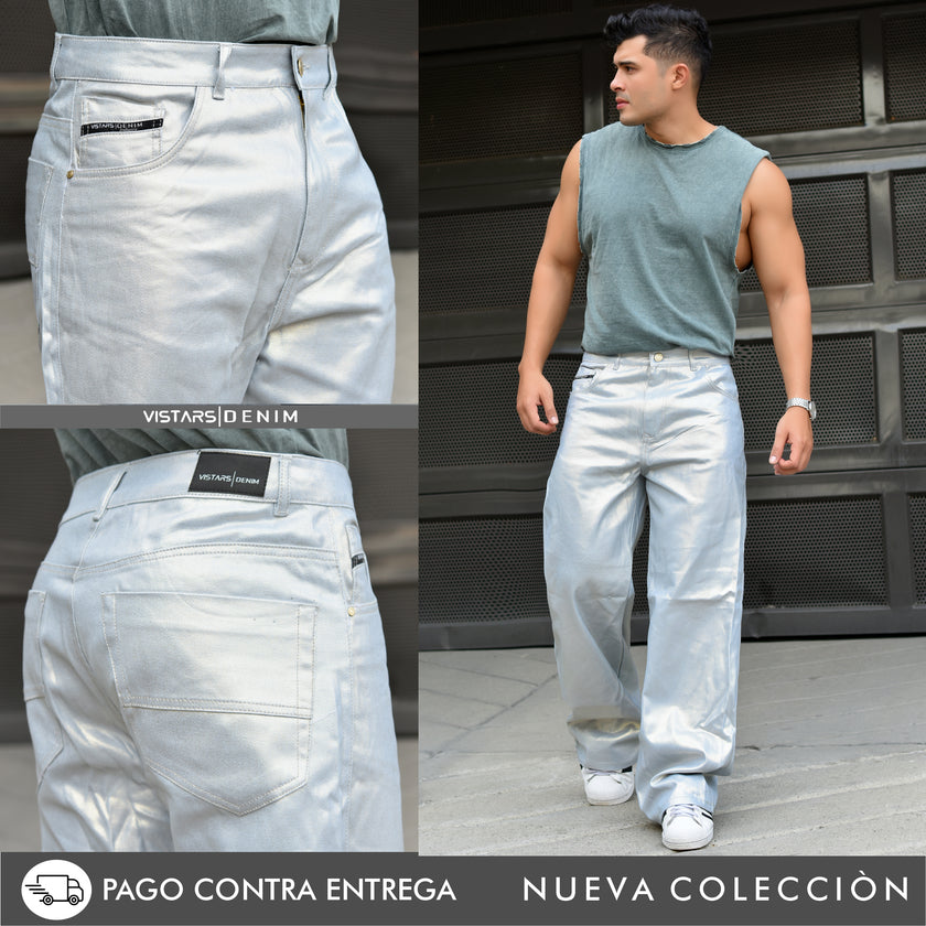 JEANS HOMBRE OVERSIZE TORNASOLADO REF 6-4410